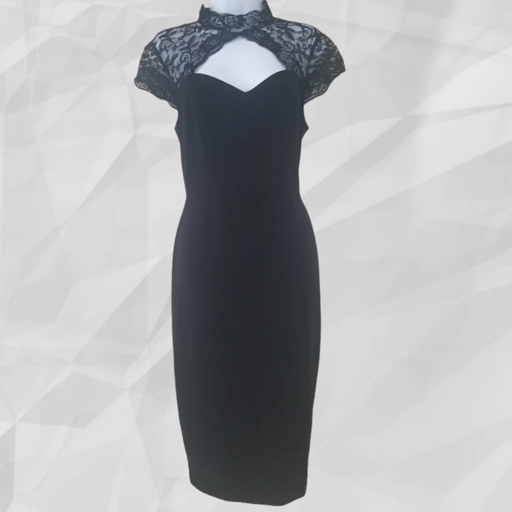 Premier Amour Dress Black Size  10
